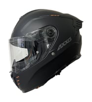 Motosiklet Kask Hawk Mat-Siyah Full Face Güneş Vizörlü Motor Kaskı