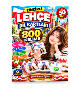 YAZ-SİL ÖZELLİKLİ, LAMİNE EDİLMİŞ LEHÇE DİL KARTLARI