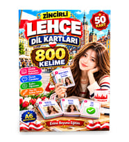 YAZ-SİL ÖZELLİKLİ, LAMİNE EDİLMİŞ LEHÇE DİL KARTLARI