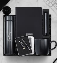 Kişiye Özel Termos & Ajanda & Kupa & 32 GB Usb Kalem & Gri Mat Roller Kalem Hediye Seti