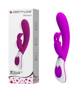 Harlan 22 CM USB Şarjlı 12 Hız Titreşimli Teknolojik Vibratör