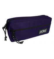 Jacbag Çift Fermuarlı Mor Kız Çocuk Kalem Kutusu (Çok Renkli)