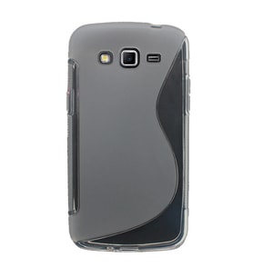 Galaxy Grand 2 G7100 ile Uyumlu S Desenli Silikon Kılıf Beyaz