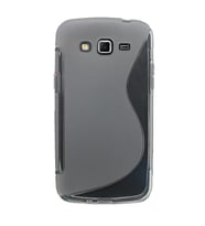 Galaxy Grand 2 G7100 ile Uyumlu S Desenli Silikon Kılıf Beyaz