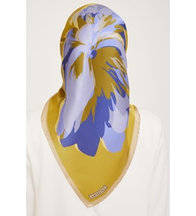 Armine Nostalji Serisi %100 Twill İpek Eşarp 9042D 02