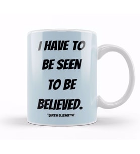 Queen Elizabeth II Quotes Gift Kupa Bardak Porselen