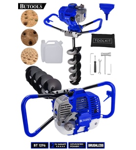 BUTOOLS 14000 Rpm Benzinli Motorlu Toprak Burgu Toprak Delme Makinesi