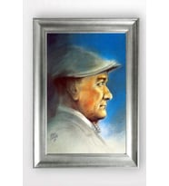 Gümüş Çerçeveli Atatürk Tablo cv891