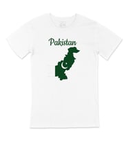 Pakistan Haritalı ve Bayraklı Tişört