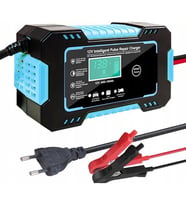 Tekne Karavan El Tipi Akü Şarj Cihazı Redresör 12V 6A Jel-Agm-Kuru-Sulu Akü