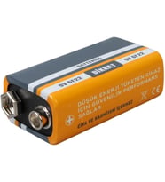 ADET 9 Volt Pil - 9V Oyuncak Araba Drone Kumanda Pili -9Volt Çift Başlı Kare Pil (3)