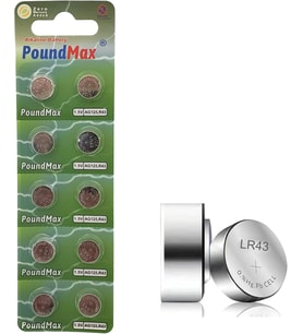 Lexroo 10 X AG12,LR43,LR1142,386,1,5V Alkalin Düğme Pil