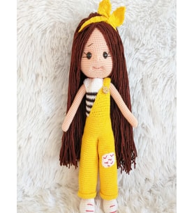 Amigurumi organik oyuncak bebek