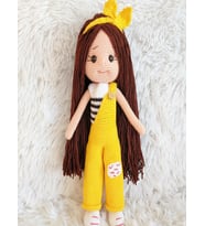 Amigurumi organik oyuncak bebek