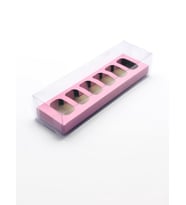 Asetatlı 6 lı Makaron Kutusu (10 Adet)