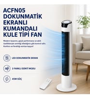 Dokunmatik Ekranlı Kumandalı Kule Tipi Fan 43İNÇ