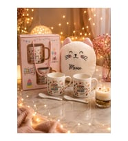 Doğum Günü Hediyesi, Arkadaşa Hediye, Kedi Sevenlere Özel Meow Gift 6lı Hediye Seti