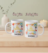 Kişiye Özel En Tatlı Öğretmen Kupa Bardak