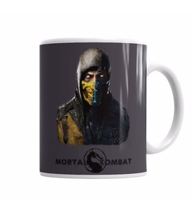 Mortal Kombat Scorpion and Sub Zero  Kupa Bardak Porselen