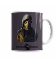 Mortal Kombat Scorpion and Sub Zero  Kupa Bardak Porselen