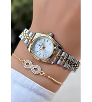 Orijinal Rolex Model Minimal Yeni Sezon Kadın Kol Saati - Bileklik Hediyeli