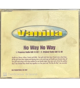 Vanilla No Way No Way Maxi Single CD (Karışık)