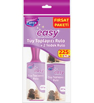 Parex Avantaj Paket Tüy Toplayıcı Rulo + 2 Yedek Rulo (3 x 75 Yaprak)