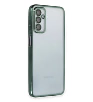 Galaxy M23 Kılıf Lensli Silikon - Yeşil
