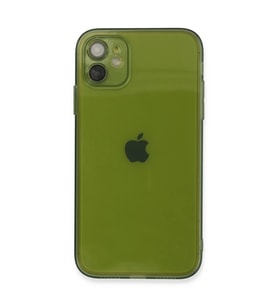 Apple iPhone 12 Kılıf Fly Lens Silikon - Yeşil