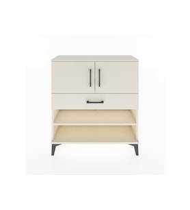 Arges Şifonyer 3 Raflı Tek Çekmeceli 2 Kapaklı 88x30x96 Aytaşı-Aytaşı