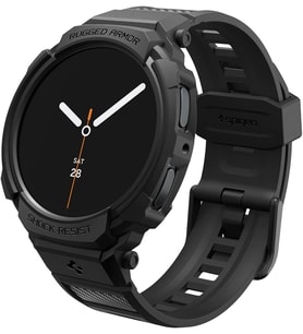 Galaxy Watch 9/8 (40mm) ile Uyumlu Kılıf & Kordon Kayış Rugged Armor Pro Matte Black - ACS10005