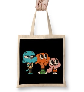 Gumball And Darwin Gumball Darwin Anais Bez Çanta Uzun Saplı