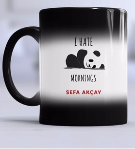 Sevimli Panda Kupa Bardak Sihirli