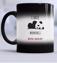 Sevimli Panda Kupa Bardak Sihirli