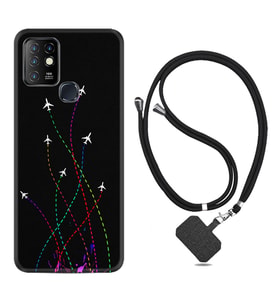 INFINIX Hot 8 9 10 11S Hot 10 Play 10T Kılıf Boyun Askılı Silikon Line Planet 1736