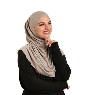 Vizon Pratik Hazır Geçmeli Tesettür Eşarp Viskon Boneli Büyük Boy 1290BV_10