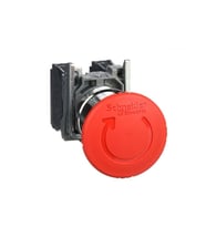 Schneider Electric XB4BS8442 Kırmızı Ø40 Acil durdurma butonu Ø22 1NK