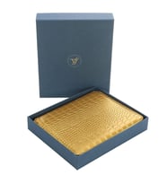 Vj croco zipperfolder organizerdef 14,8x21 altın