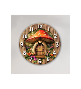 bilge Tasarım Çocuk Odası Duvar Saati 30 x 30 CM (Karışık)