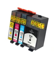 Photo Print® For Lexmark Hp 934Xl-Hp 935Xl 4 Renk Muadil Kartuş Officejet (Çok Renkli)