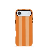iPhone 17 Air Vorian Çift Katmanlı MagSafe Kılıf Orange Cream Stripe