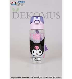 Lisanslı Tritan Matara 500 mL Mor Islak Mendil Hediyeli, copycopy593022