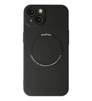 iPhone 14 Plus Kılıf Jack Magneticsafe Lens Silikon - Siyah