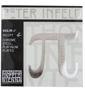 Thomastik PI01PT Keman Tek Teli - Peter Infeld E (Mi) Platinum (Üst Segment - Platin Kaplama)  Platin Kaplama Sayesinde Maksimum Projeksiyon ve Kristal Netliğinde Tizler  Uyum: 4/4 Kemanlar İçin 1. Tel (Bilye Uçlu)