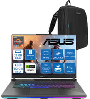 Asus Rog Strix G16 G614PM-S5062 Amd Ryzen 9 8940HX Aı 32GB GB 512GB SSD 8GB/RTX5060 Gddr7 115W 16"/ 2.5k (2560 x 1600, Wqxga) 3ms 240Hz, 500 Nits Windows 11 Home Gaming Laptop WS5062H09+ZETTAÇANTA