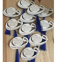 Kişiye Özel Ahşap Magnet Hatıra (Bej)