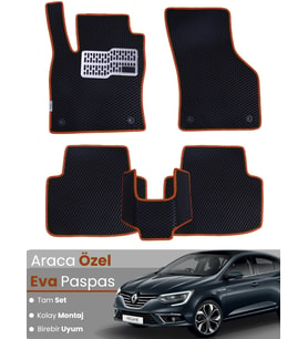 RENAULT MEGANE 4 SEDAN (2016-2025) Uyumlu EVA Paspas Tam Set–Oto Paspas,Araca Özel
