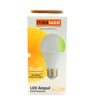 9+2W E27 BEYAZ-YEŞİL LED AMPUL