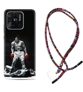Xiaomi Redmi Note 7 8 9 Pro 10 2022 10 Pro 10S Kılıf Boyun Asklı Rasta Silikon Moon Baloon 1369