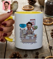 Kişiye Özel Karikatürlü Muhasebeci Kupa Bardak Muhasebeciler Günü Hediyesi